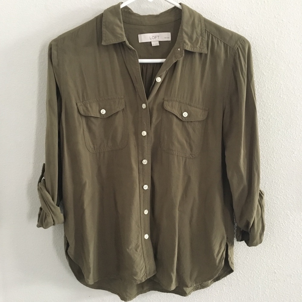 Beautiful Dark Green Blouse